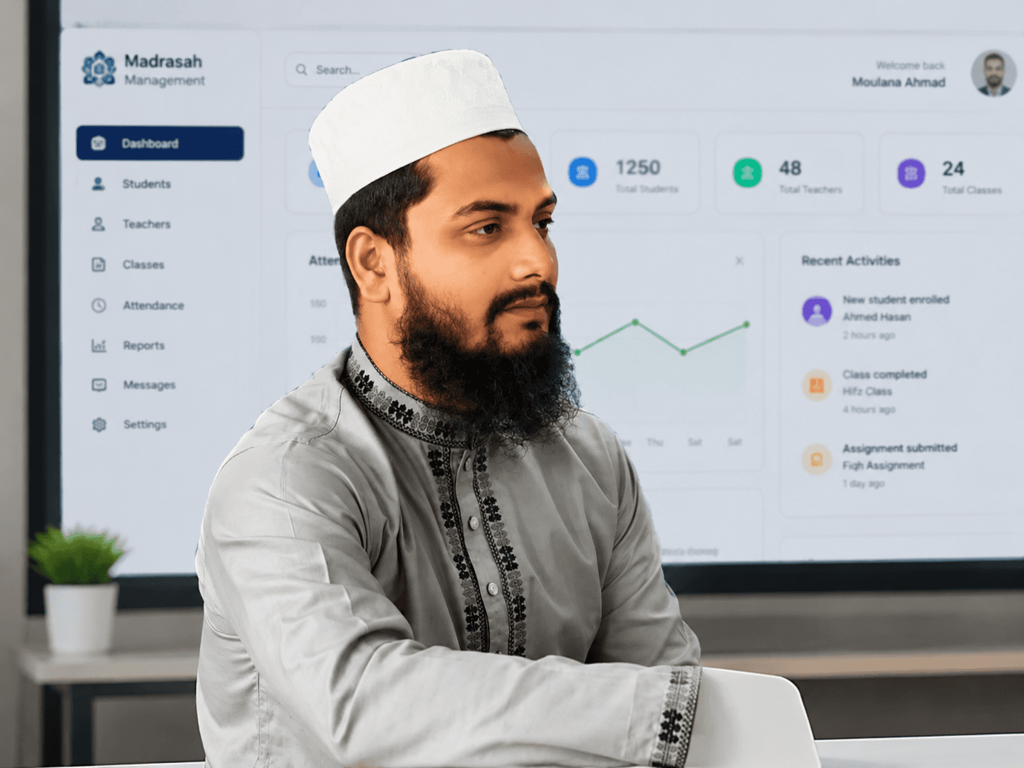 Teacher profile preview